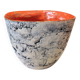 Brutalist terracotta plant pot