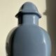 Light blue purple ceramic lamp base H:25cm