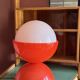Diabolo lamp Space Age orange
