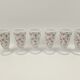 Lot of 6 white mazagrans deco flowers - Tradition France