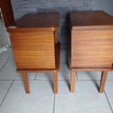 Pair of vintage bedside tables