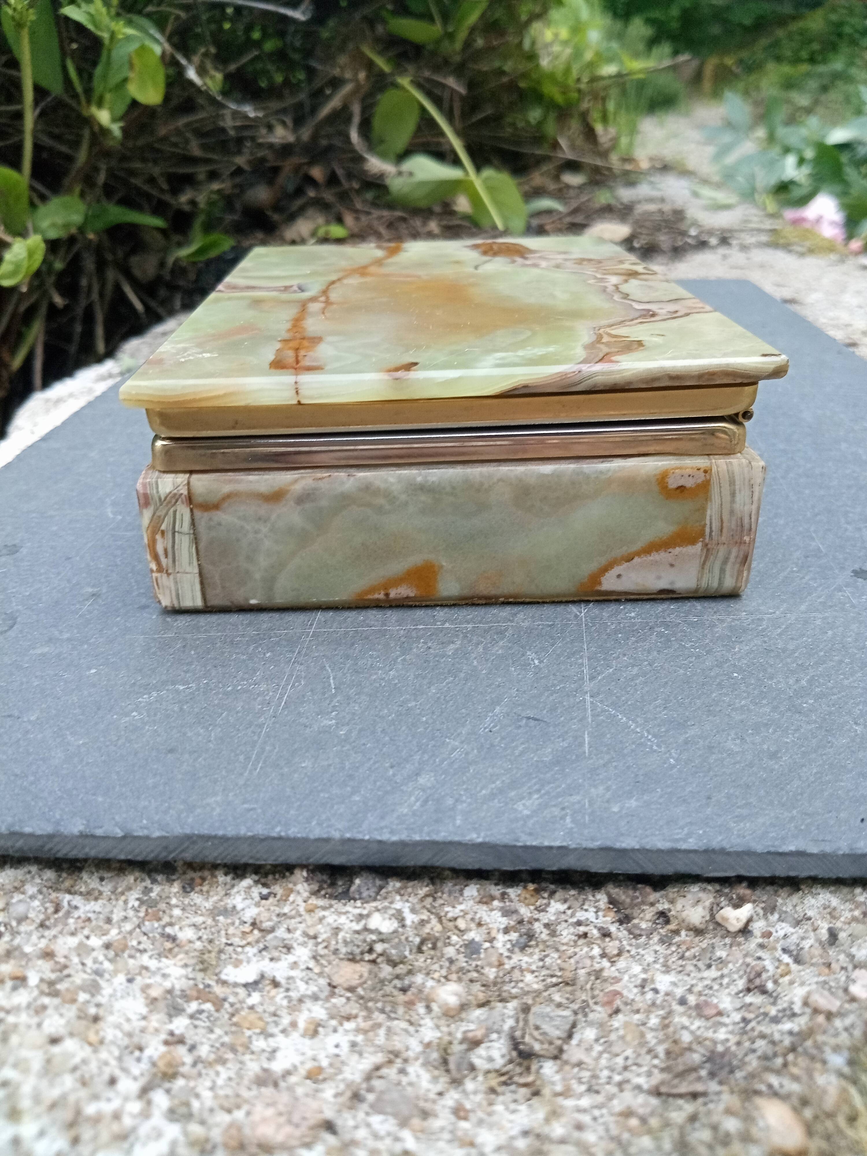 Onyx catchall from the 1960s, vintage Italy.