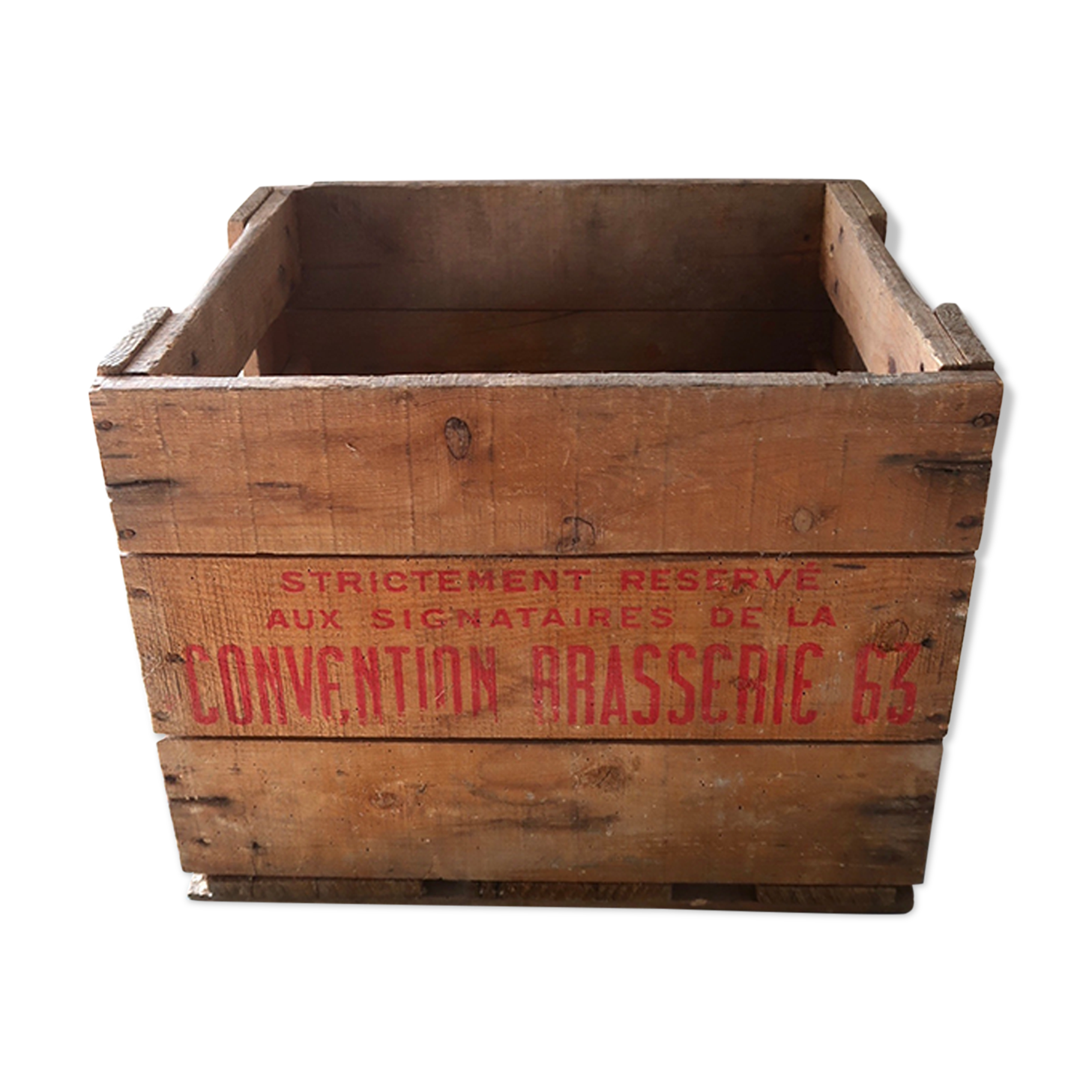 Wooden bottle locker box