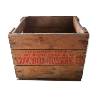 Caisse casiers à bouteilles en bois