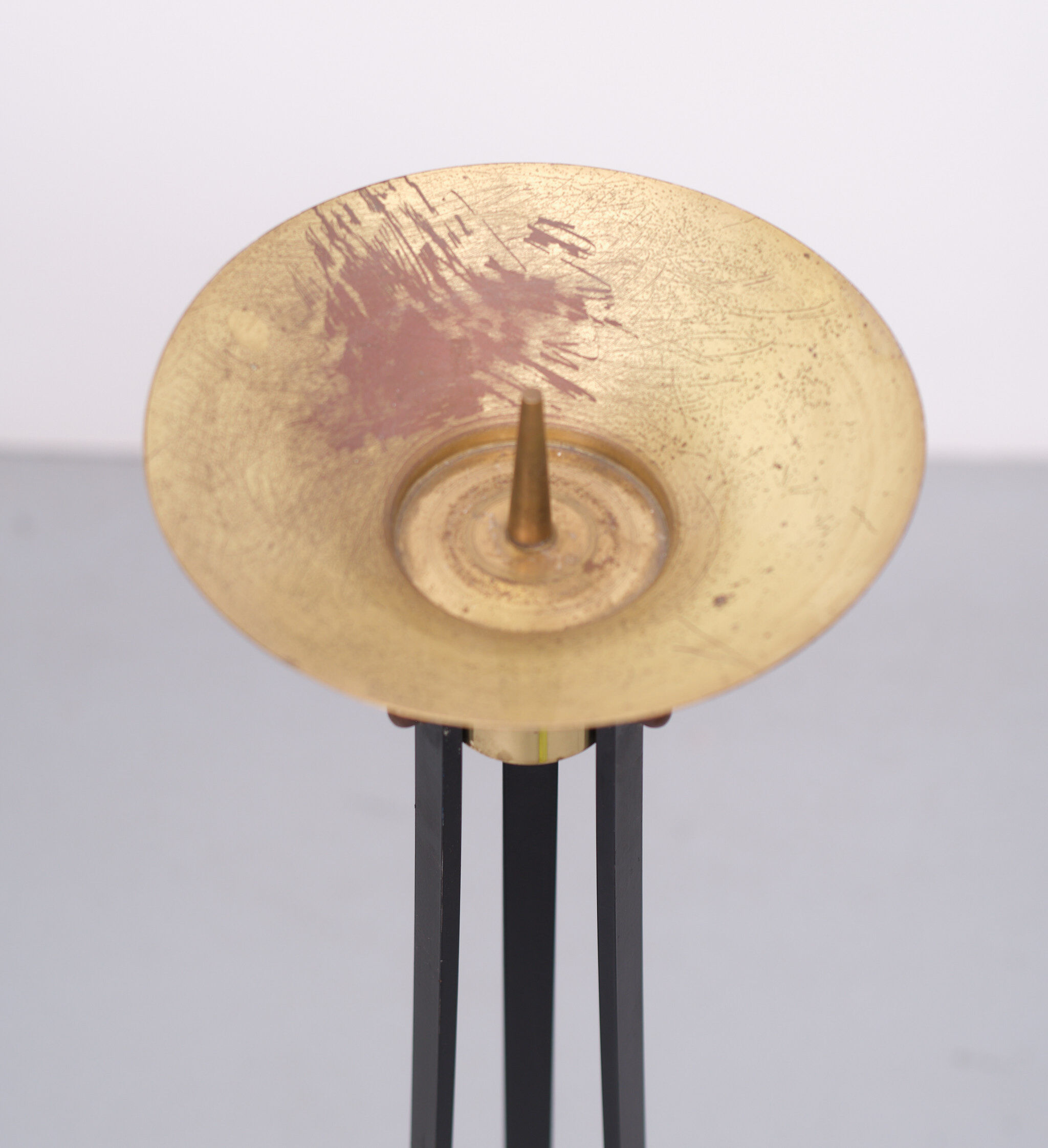 Torchères hollandaises art déco laiton grande église  années 1930
