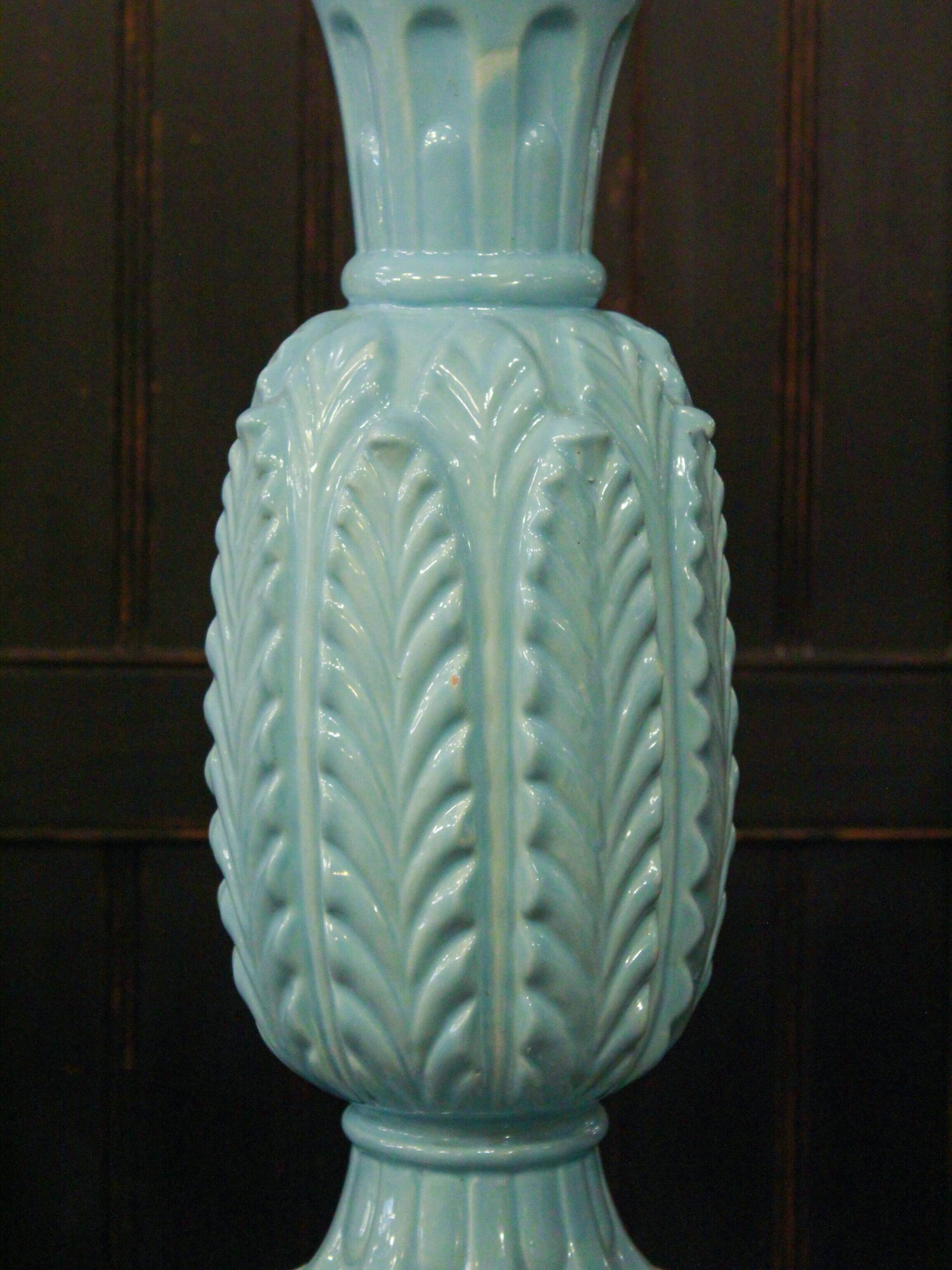 Vintage ceramic table lamp from Manises