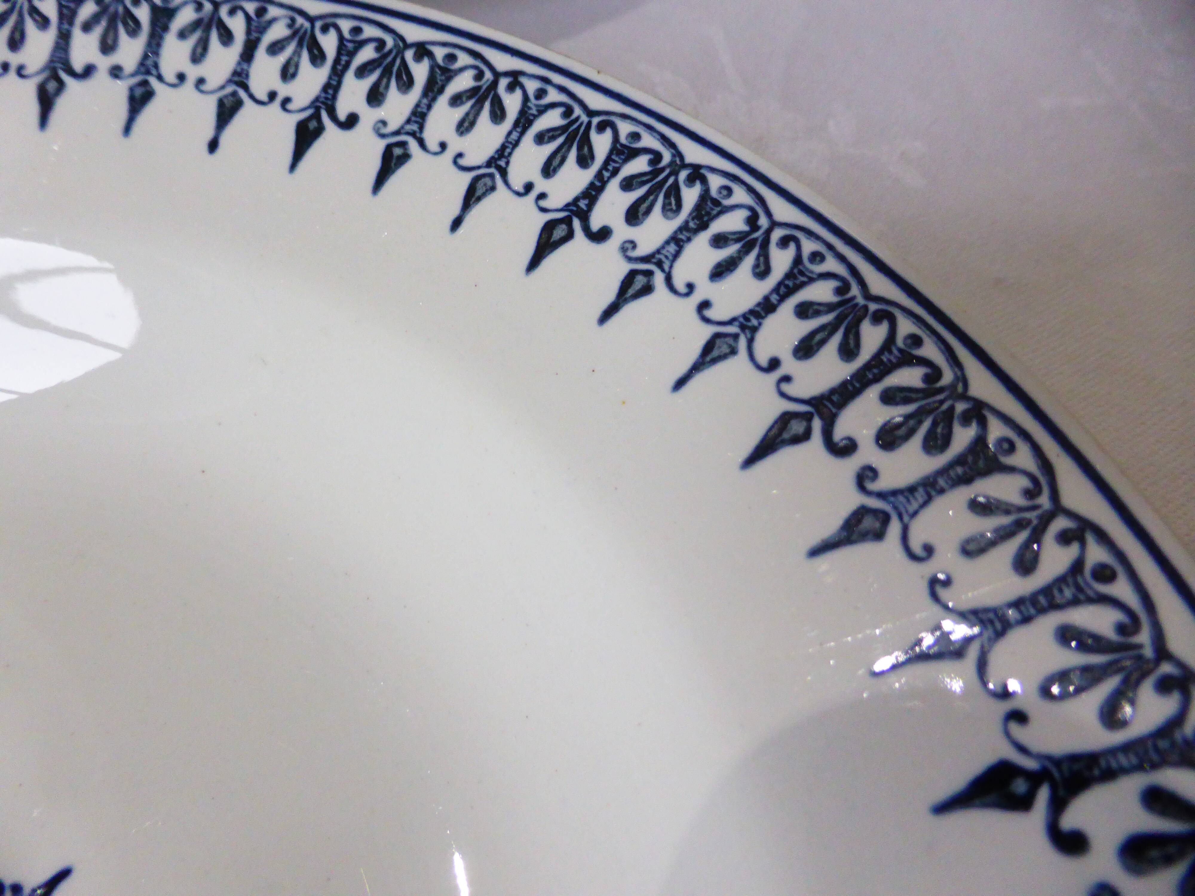 3 vintage soup plates from St Amand, Primax model 211255