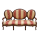 Exceptional Three-Seater Sofa Napoleon III - Triple Medallion - Style