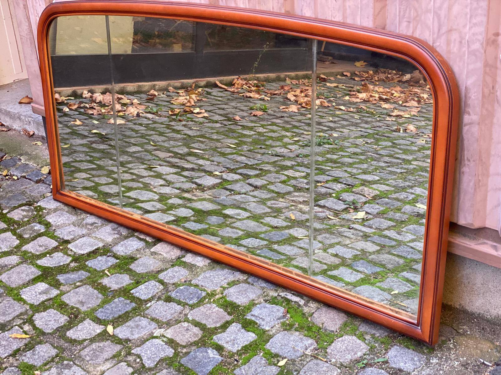 Louis Philippe concave bistro/brasserie mirror, 155x75cm
