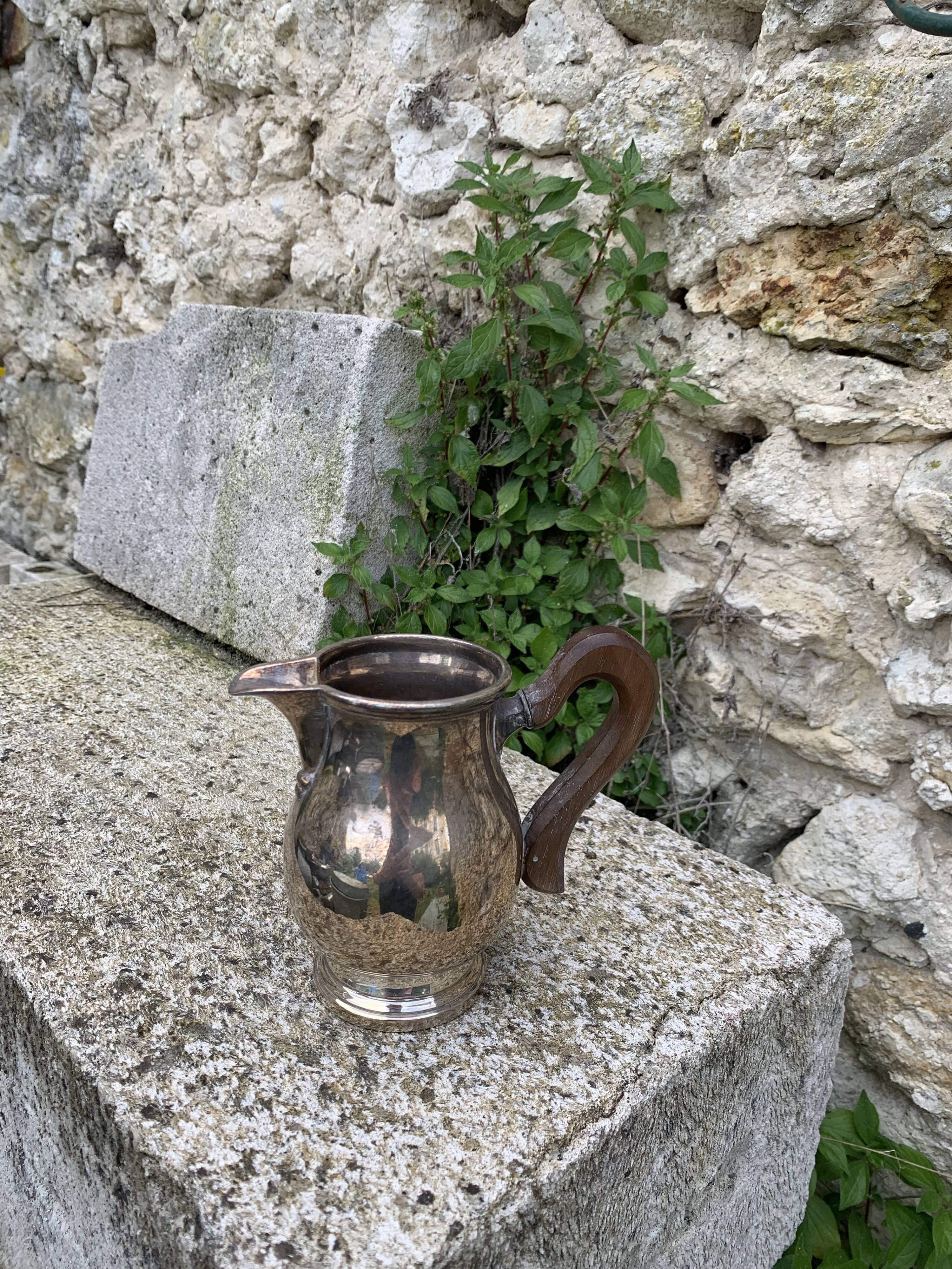 Coffee set in silver metal Orbrille hallmark