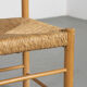 Solid beech chairs and rope