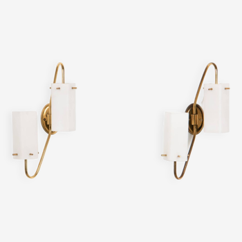 Italian Sconces - 50'ties - in brass