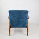 Fauteuil vintage, années 70 bleu - marine comme Lis
