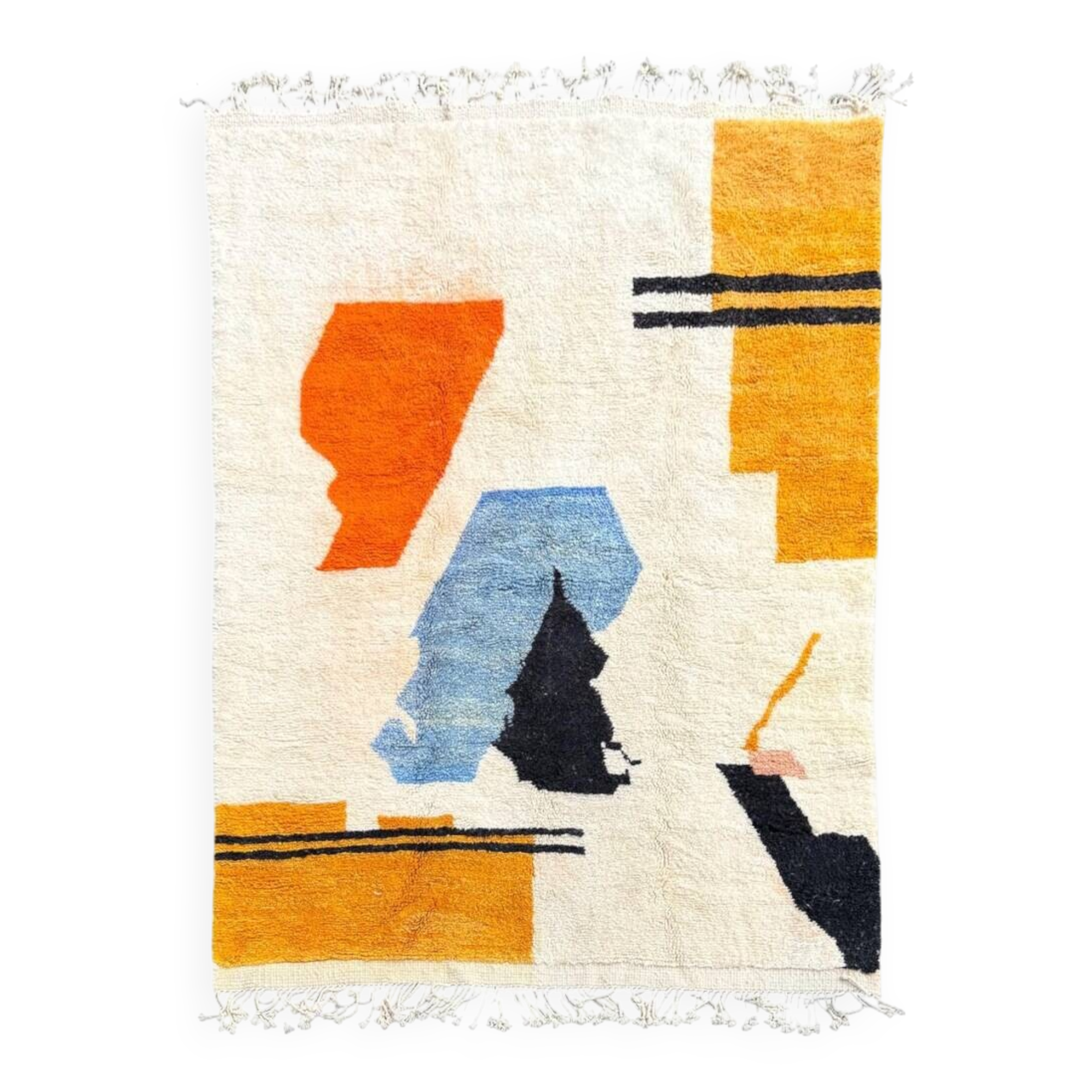 Traditional handmade Berber carpet 250cmx150cm