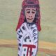 Saïd Aït Youssef (1920-1986) - Gouache sur papier - Personnages en campagne