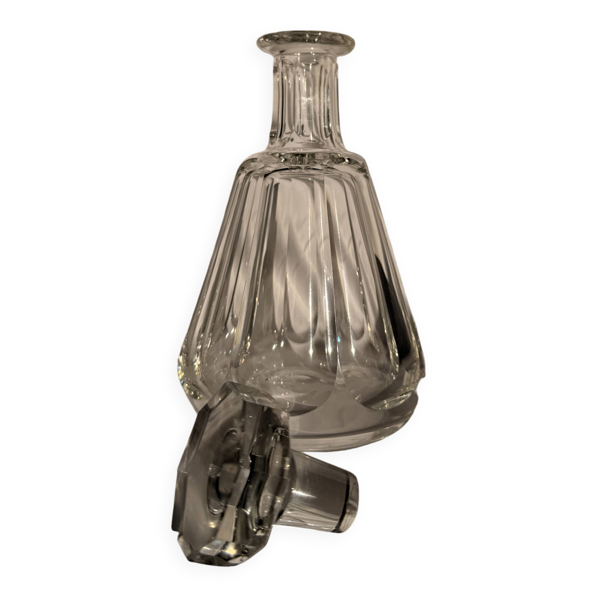 Carafe en cristal taillé à pans coupés - Baccarat Talleyrand