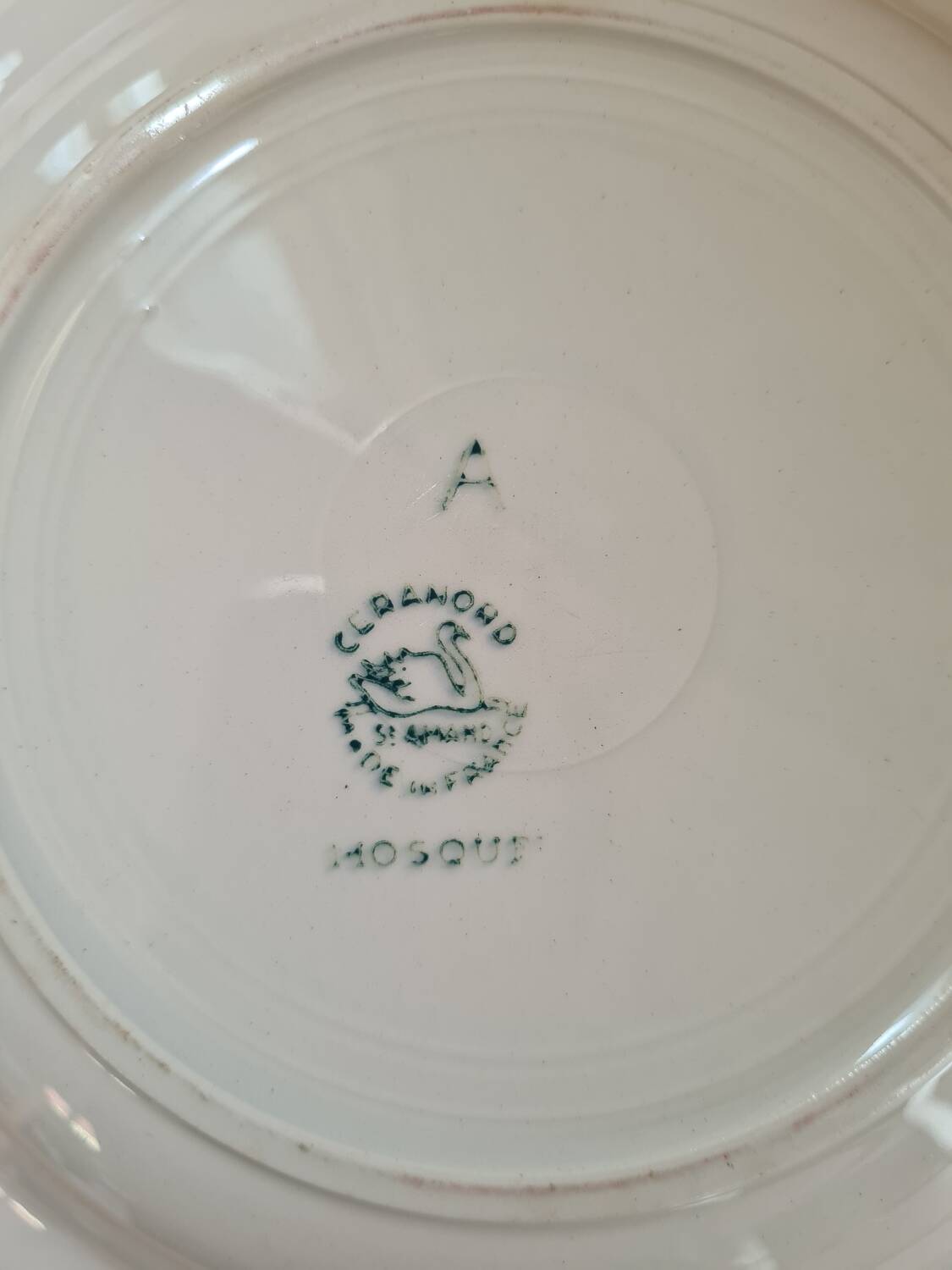 6 soup plates Céranord St Amand