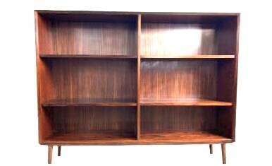 Vintage Scandinavian teak bookcase