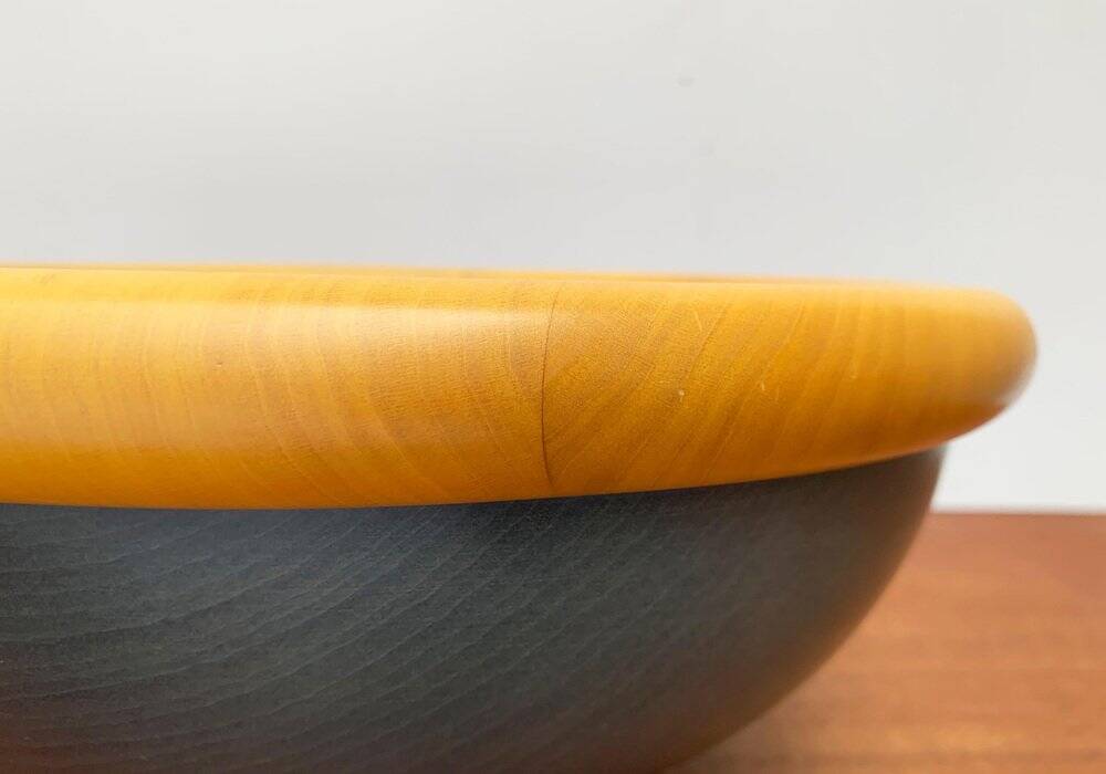Postmodern Italian Wooden Bowl by Pietro Manzoni