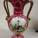 Decorative ceramic vase Gualdo Tadino Italy