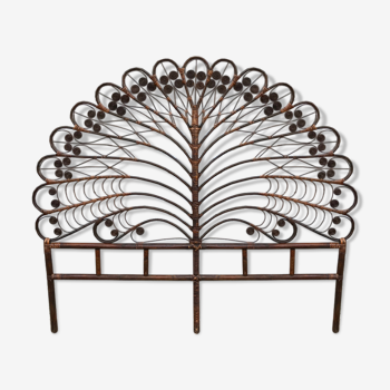 Rattan headboard