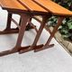 Vintage Scandinavian teak nesting tables by "Victor B Wilkins"