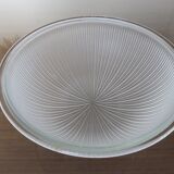 Wall lamp or ceiling lamp industrial window brand "block" France 60s 70s