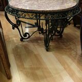 Coffee table circa 1940/50 in wrought iron