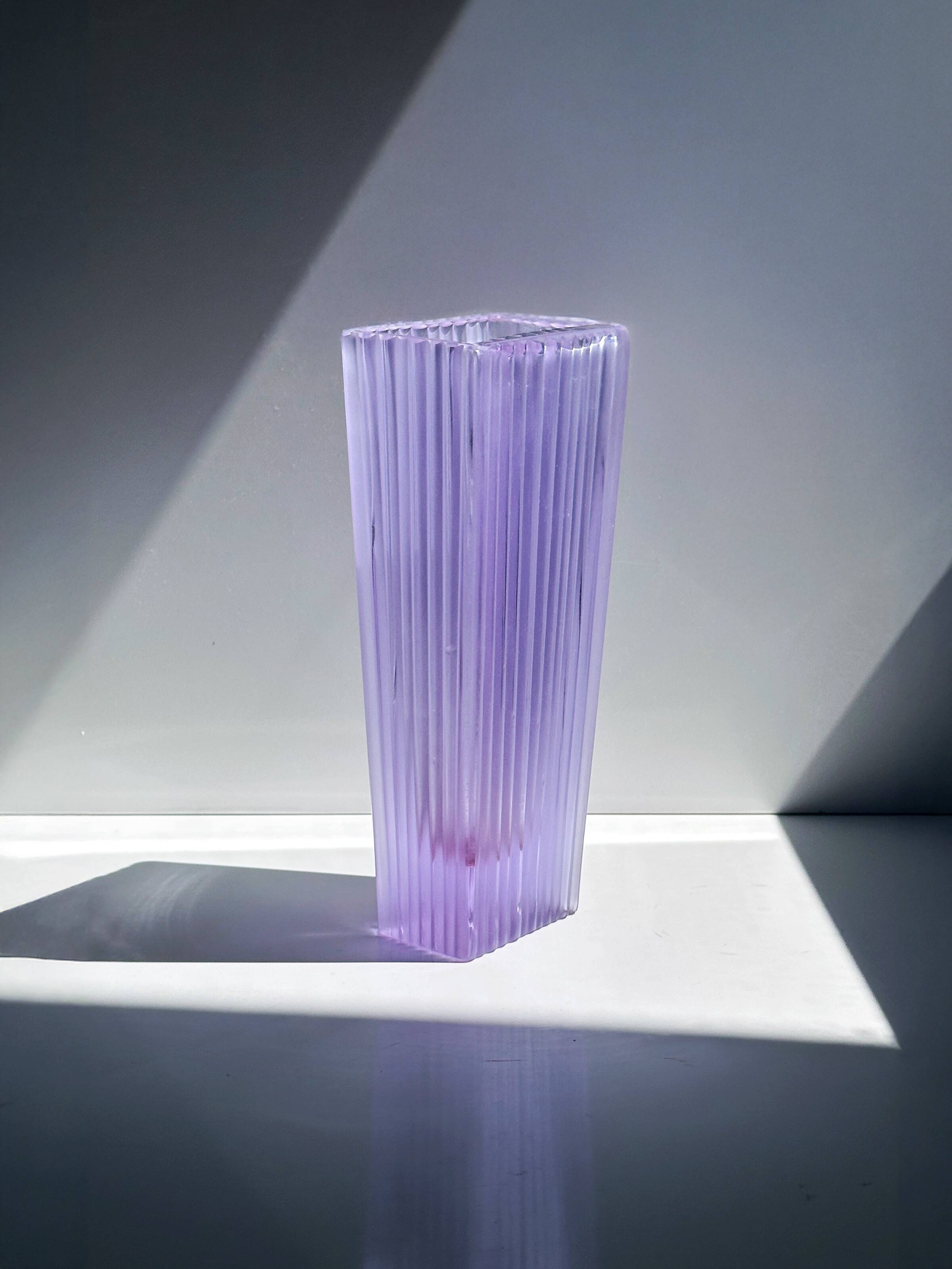 Alexandrite Glass Vase by Oldrich Lipa 1958