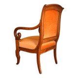 Fauteuil en Noyer, Époque Restauration, XIXe Siècle