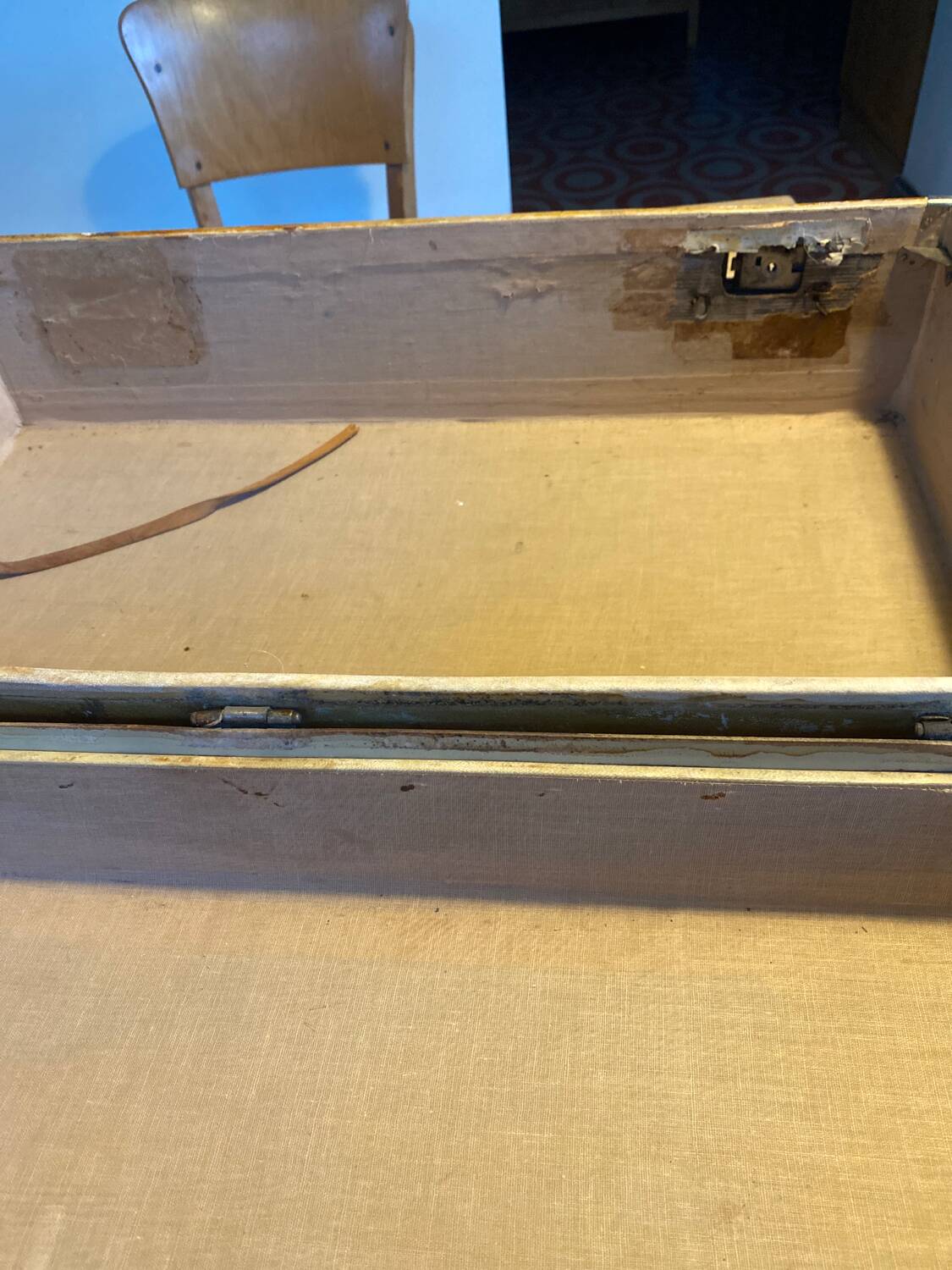 Luxury velun suitcase 1920
