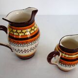 Henriot Quimper earthenware duo coffee service