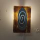 ARTE-LUCE Applique métal et verre de Murano.