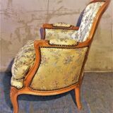 Pair of Louis XV-style shepherdess chairs
