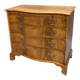 C19th Mahogany Chest Of Drawers Of Serpentine Outline
