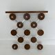 Vintage Scandinavianteak and Metal Coat Rack, 1960s