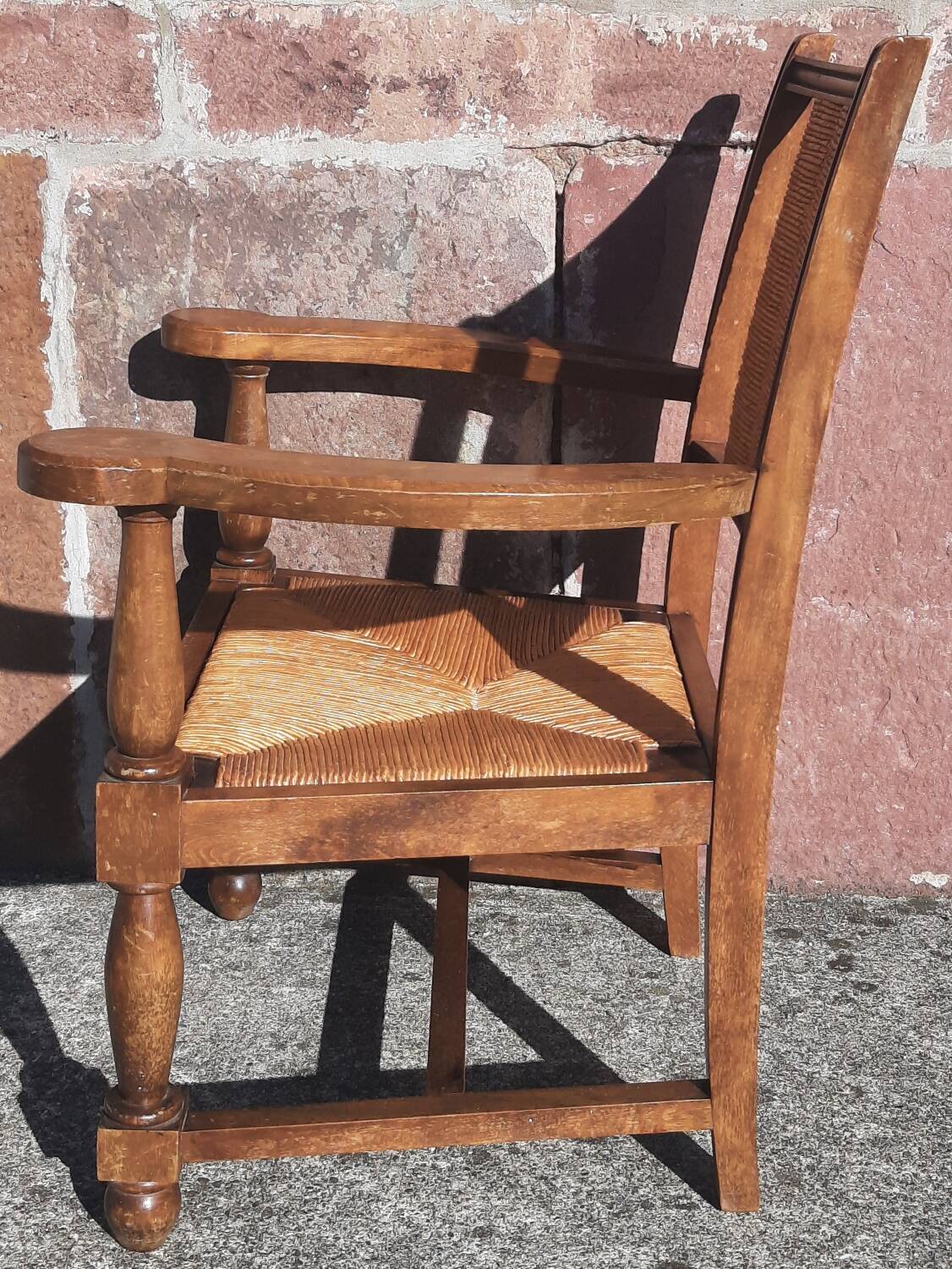 Straw chair (seat and backrest)