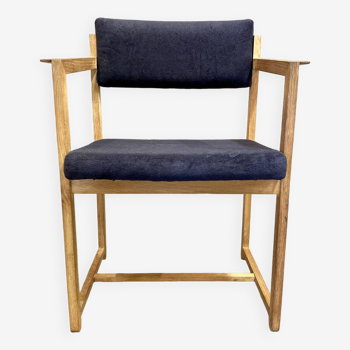 Fauteuil marine "estampille scandinave" 1960.