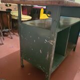 Wood and metal workbench