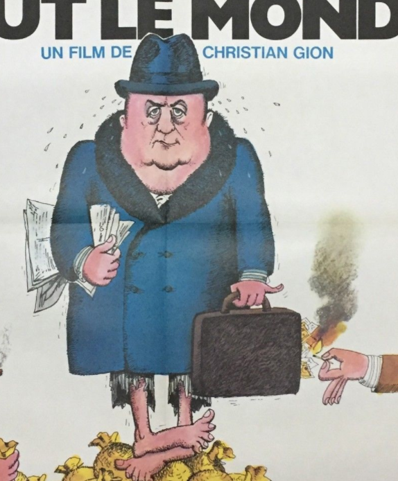 Original French poster "It's hard for everyone," 1975