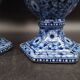 Antique 19th century Delft pair of hexagonal vases - Petrus Regout Maestricht