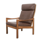 Fauteuil par Illum Wikkelso pour Niels Eilersen