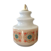 Vintage opaline pendant light