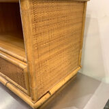 Vintage rattan bedside Dal Vera