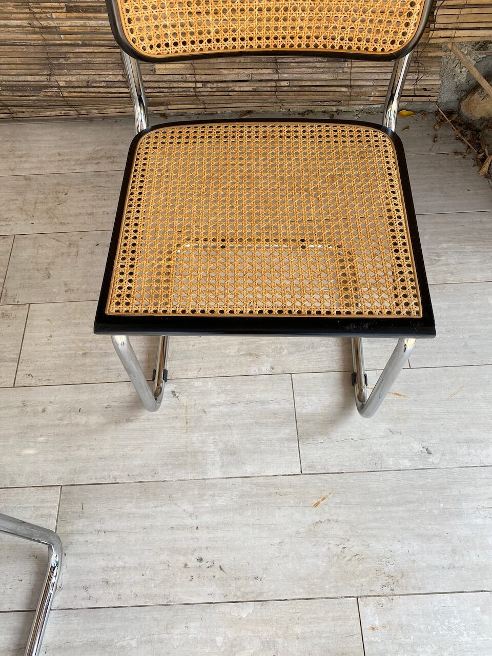 Cesca chairs by Marcel Breuer