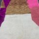 Tapis en laine pure naturelle à motifs colorés taille 150 x 250 cm