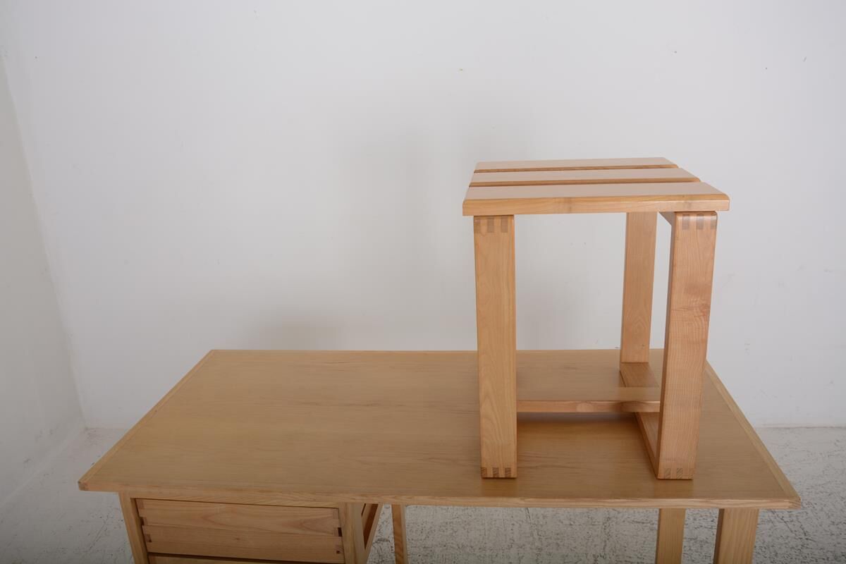 Desk and its stool dating from the 70s.