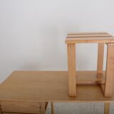 Desk and its stool dating from the 70s.