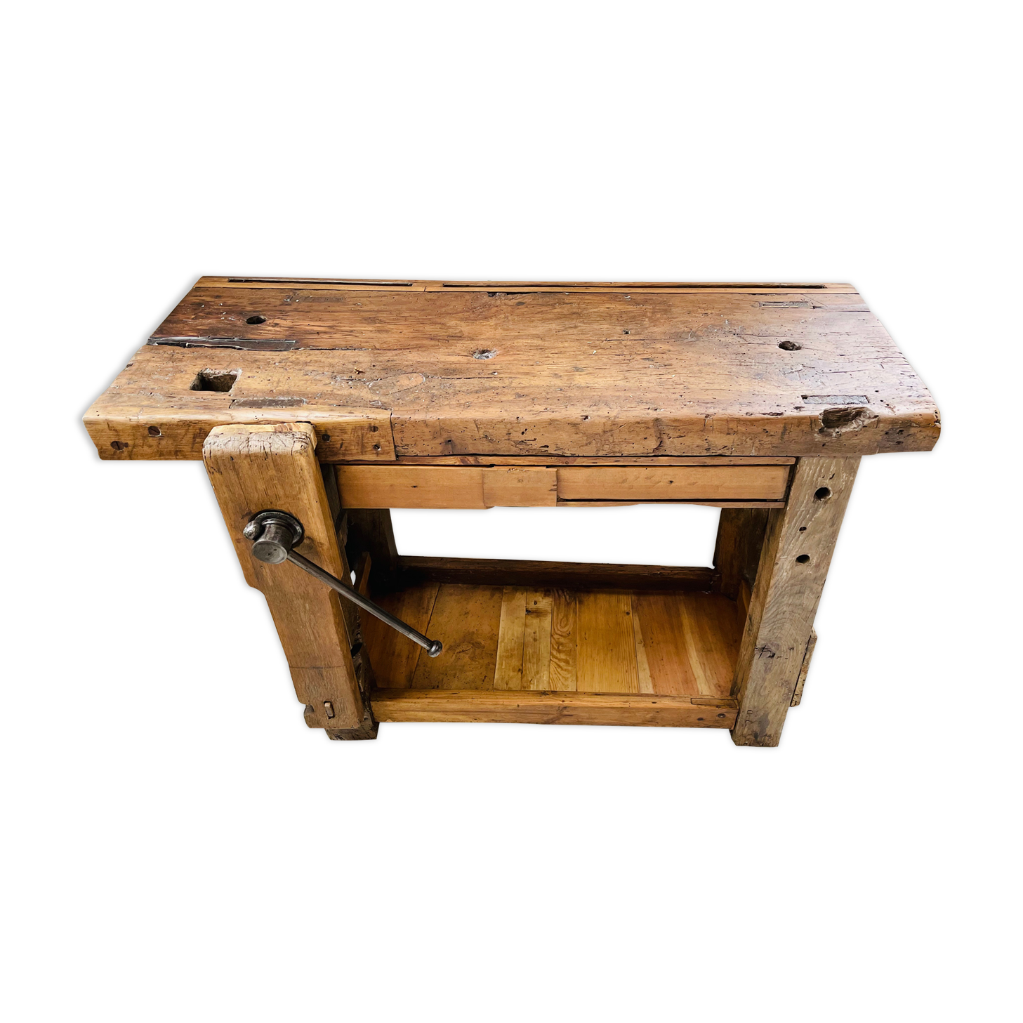 Small oak workbench