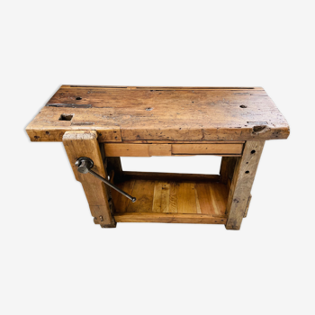 Small oak workbench